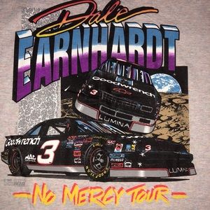 1993 no mercy tour shirt Dale Earnhardt